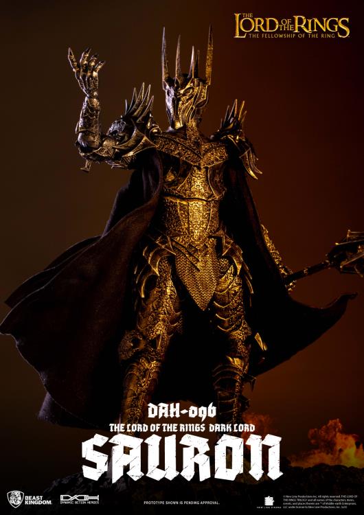 The Lord of the Rings Dynamic 8ction Heroes DAH-096 Dark Lord Sauron Gallery Image 9