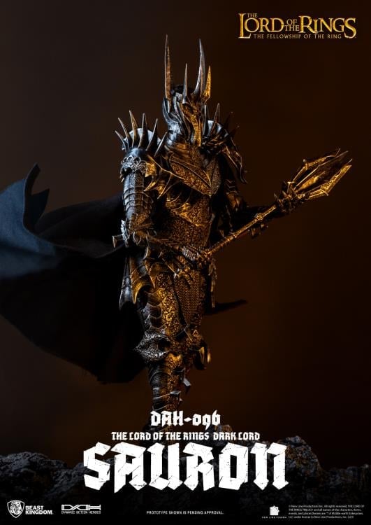 The Lord of the Rings Dynamic 8ction Heroes DAH-096 Dark Lord Sauron Gallery Image 8
