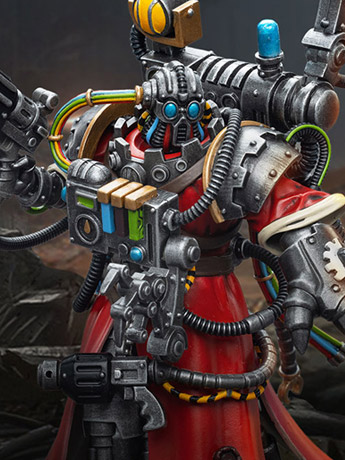 その他 Warhammer 40k Adeptus Mechanicus Warhammer 40k Adeptus Mechanicus Cybernetica Datasmith 1/18 Scale