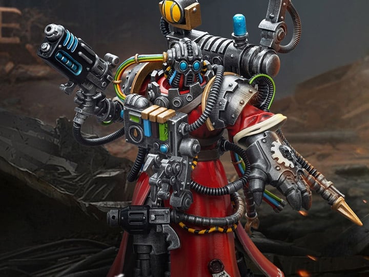 Warhammer 40k Adeptus Mechanicus Cybernetica Datasmith 1/18 Scale Action Figure Gallery Image 1