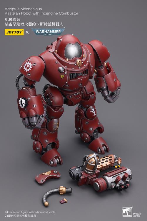 Warhammer 40k Adeptus Mechanicus Kastelan Robot with Incendine Combustor 1/18 Scale Action Figure Gallery Image 11