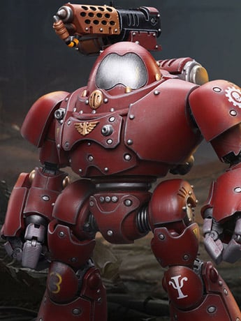 Warhammer 40k Adeptus Mechanicus Kastelan Robot with Incendine Combustor 1/18 Scale Action Figure Gallery Image 2