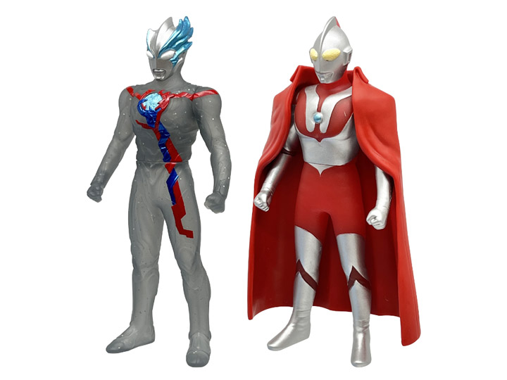 Ultraman Blazar Ultra Hero Series Ultraman Blazar & Ultraman with Brothers' Mantle (Special Color Ver.) Set Gallery Image 1