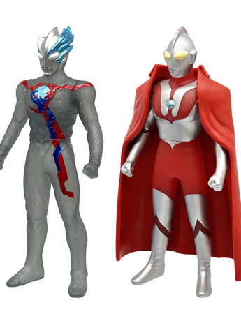 Ultraman Blazar Ultra Hero Series Ultraman Blazar & Ultraman with Brothers' Mantle (Special Color Ver.) Set Gallery Image 2