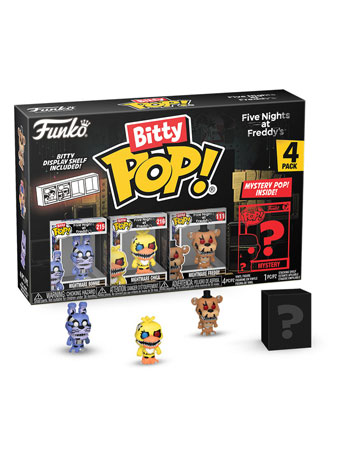 Five Nights at Freddy's Bitty Pop! Nightmare Bonnie Four-Pack Gallery Image 2