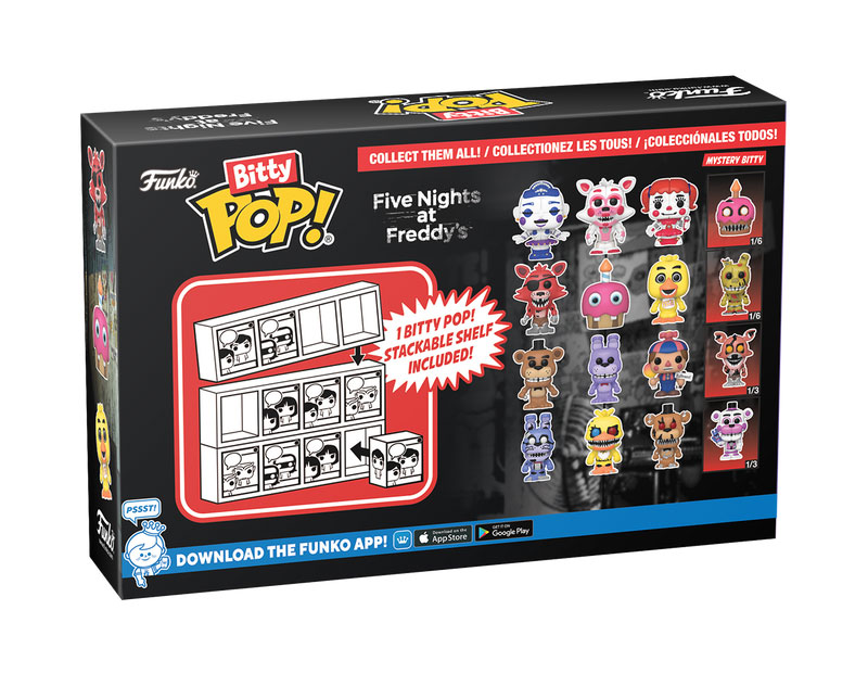 Five Nights at Freddy's Bitty Pop! Nightmare Bonnie Four-Pack Gallery Image 4