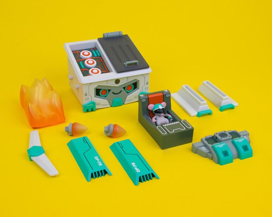 Lil Dumpster Fire Mecha Dumpster Fire DF-79 Vinyl Figure Gallery Image 13