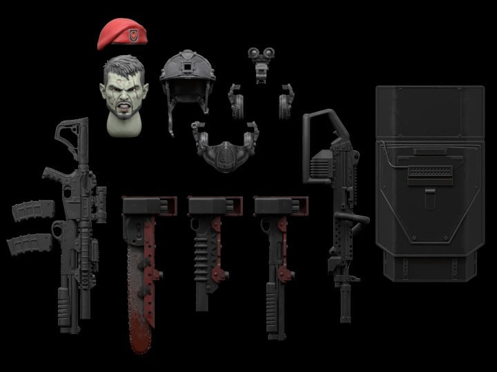 オペレーション モンスターフォース フィギュア 2体セット Operation: Monster Force Delta Red Action Figure Accessories