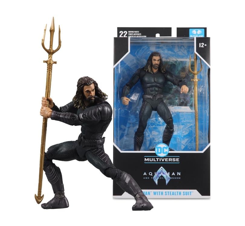 Aquaman and the Lost Kingdom DC Multiverse Aquaman (Stealth Suit Ver.) Action Figure Gallery Image 12