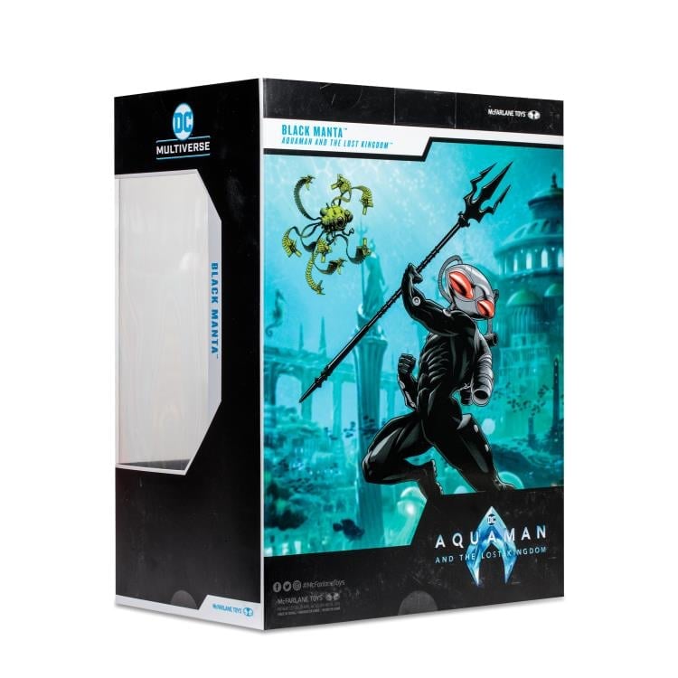 Aquaman and the Lost Kingdom DC Multiverse Black Manta Statue Gallery Image 13