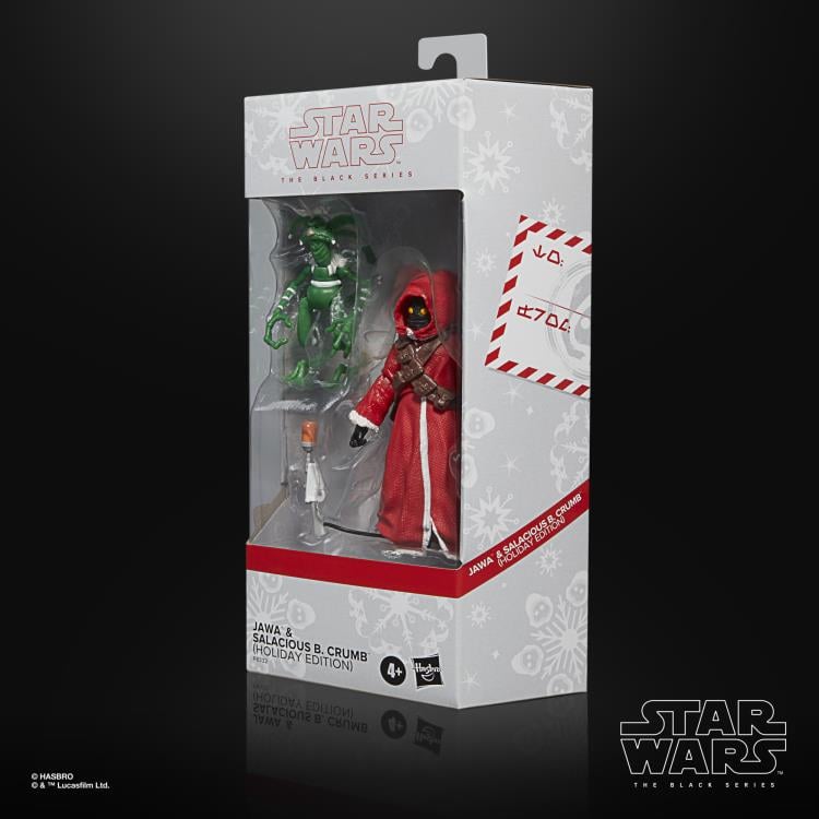 Star Wars: The Black Series 6" Jawa and Salacious B. Crumb (Holiday Edition) Figure Set Gallery Image 9