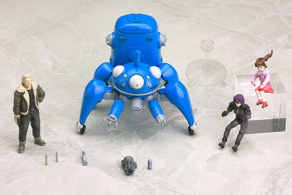Ghost in the Shell: S.A.C. Tachikoma with Motoko Kusanagi & Batou 1/35 Scale Model Kit Gallery Image 19