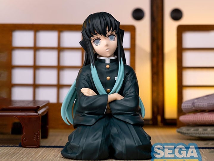 Demon Slayer: Kimetsu no Yaiba Muichiro Tokito (Swordsmith Village Arc) Premium Perching Figure Gallery Image 1