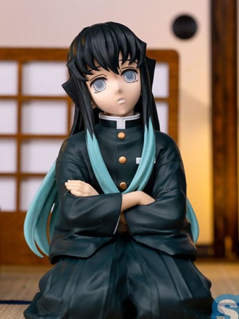 Demon Slayer: Kimetsu no Yaiba Muichiro Tokito (Swordsmith Village Arc) Premium Perching Figure Gallery Image 2