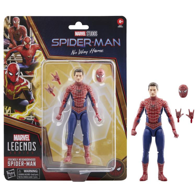 Spider-Man: No Way Home Marvel Legends Spider-Man (Friendly Neighborhood) Action Figure Gallery Image 10