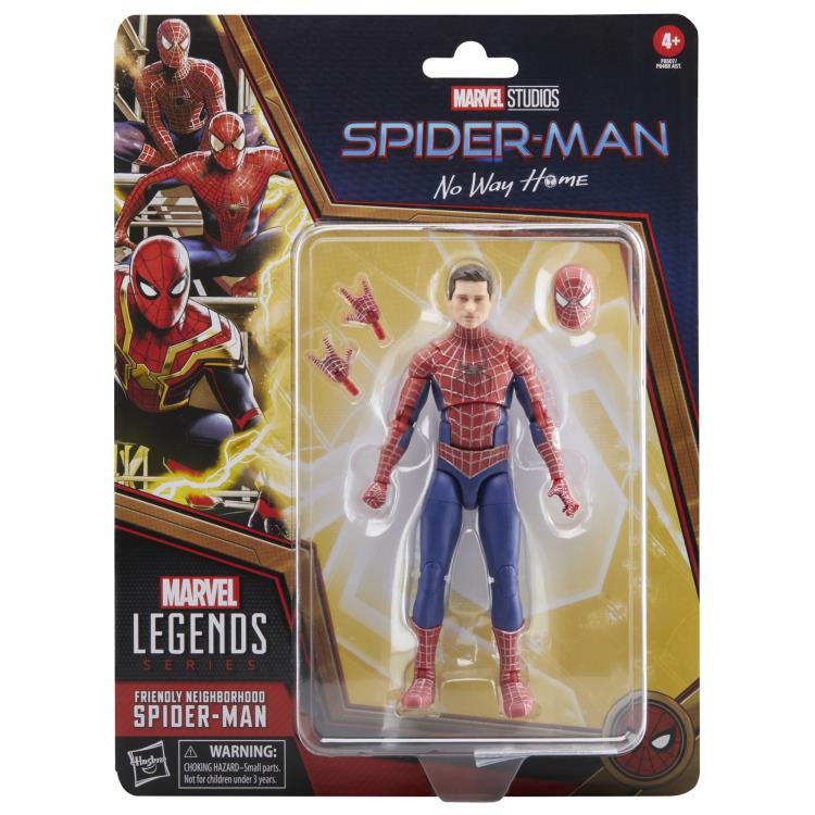 Spider-Man: No Way Home Marvel Legends Spider-Man (Friendly Neighborhood) Action Figure Gallery Image 11