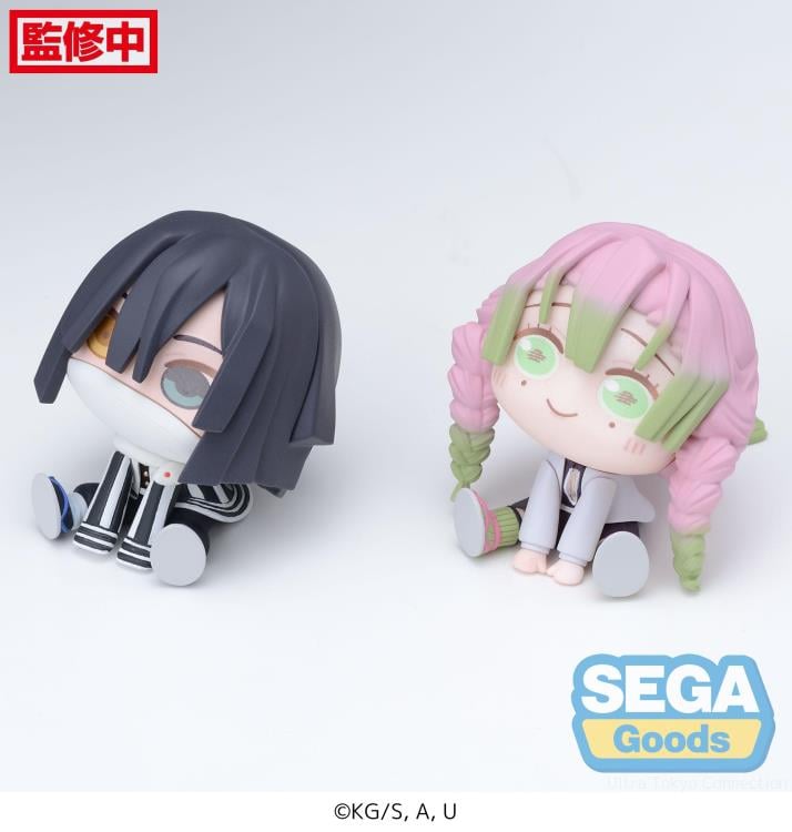 Demon Slayer: Kimetsu no Yaiba QyuruMe Obanai Iguro & Mitsuri Kanroji Set of 2 Mini Figures Gallery Image 7