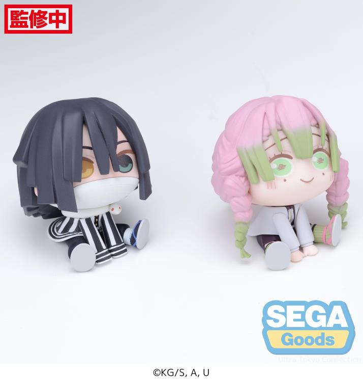 Demon Slayer: Kimetsu no Yaiba QyuruMe Obanai Iguro & Mitsuri Kanroji Set of 2 Mini Figures Gallery Image 8