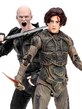 Dune: Part Two Paul Atreides and Feyd-Rautha Action Figure Two-Pack