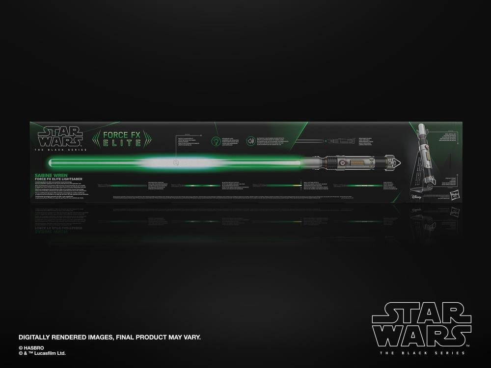 Star Wars: The Black Series Sabine Wren Force FX Elite Lightsaber (Ahsoka) Gallery Image 12