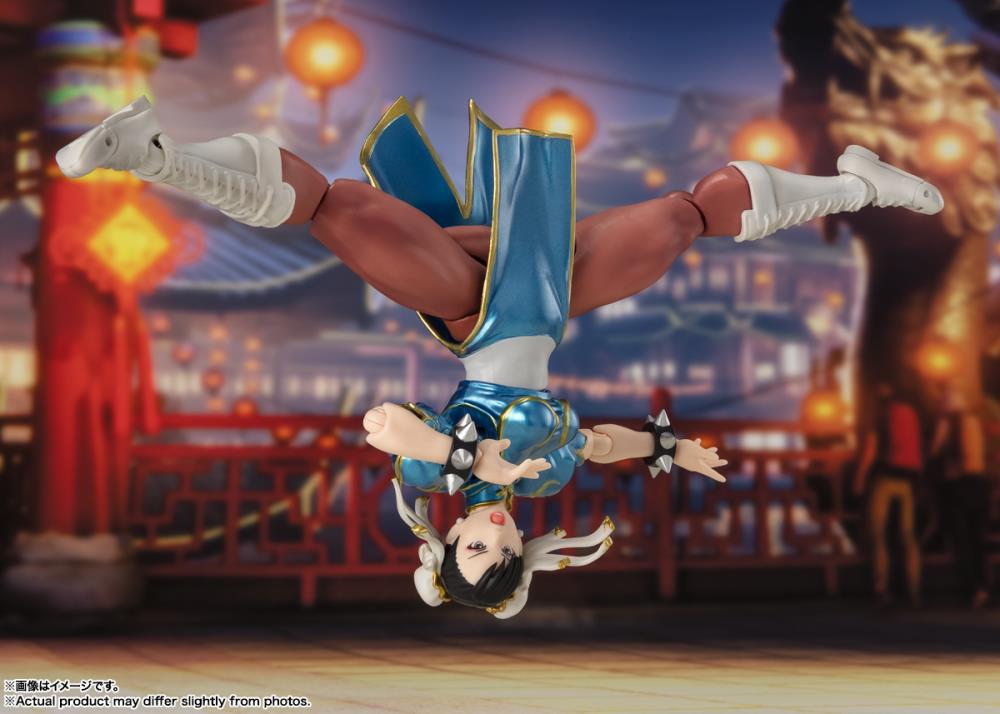 Street Fighter 6 S.H.Figuarts Chun-Li (Outfit 2 Ver.) Action Figure Gallery Image 5