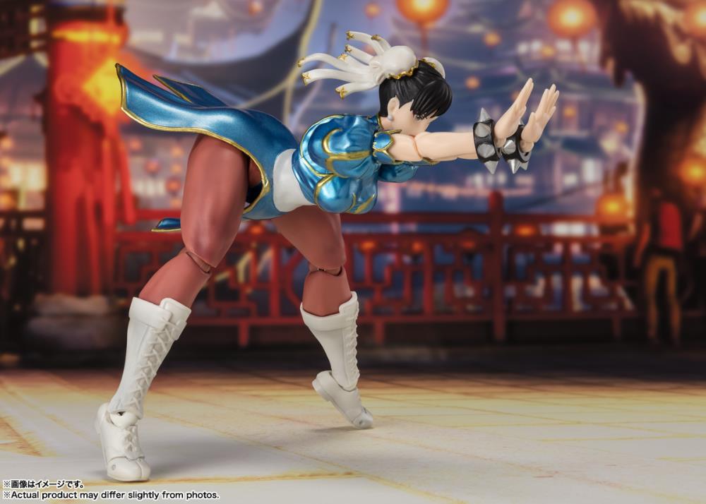 Street Fighter 6 S.H.Figuarts Chun-Li (Outfit 2 Ver.) Action Figure Gallery Image 4