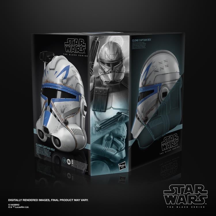 Star Wars: The Black Series Clone Captain Rex (Ahsoka) 1:1 Scale Wearable Electronic Helmet Gallery Image 8