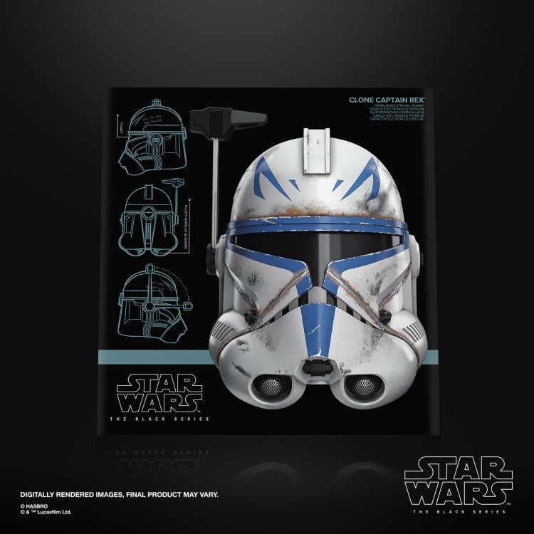 Star Wars: The Black Series Clone Captain Rex (Ahsoka) 1:1 Scale Wearable Electronic Helmet Gallery Image 6
