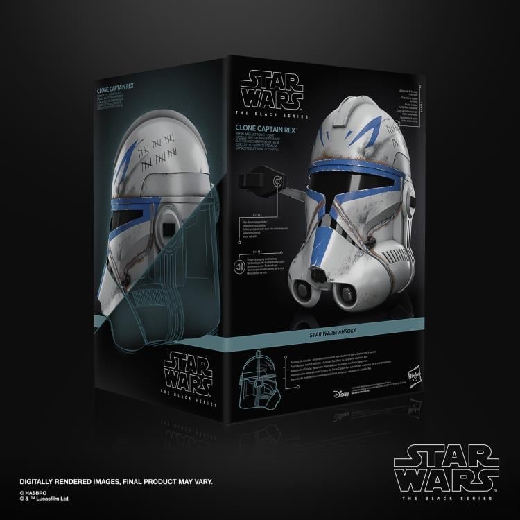 Star Wars: The Black Series Clone Captain Rex (Ahsoka) 1:1 Scale Wearable Electronic Helmet Gallery Image 10