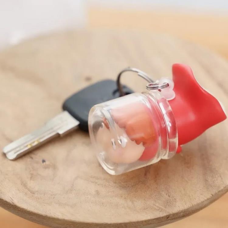 Ponyo Stuck in Bottle Keychain Gallery Image 4