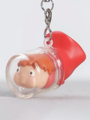 Ponyo Stuck in Bottle Keychain Gallery Image 2