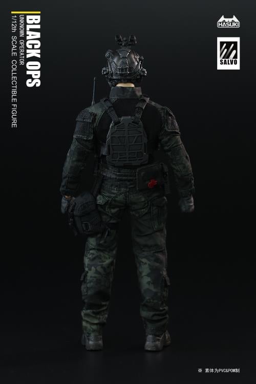 開封品HASUKI SALVOシリーズ BLACK OPS 1/12フィギュア Black Ops Salvo Series Unknown Operator 1/12 Scale Figure
