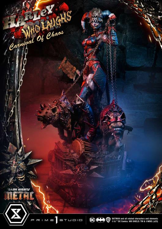 Dark Nights: Metal Museum Masterline Harley Who Laughs 1/3 Scale Statue Gallery Image 5
