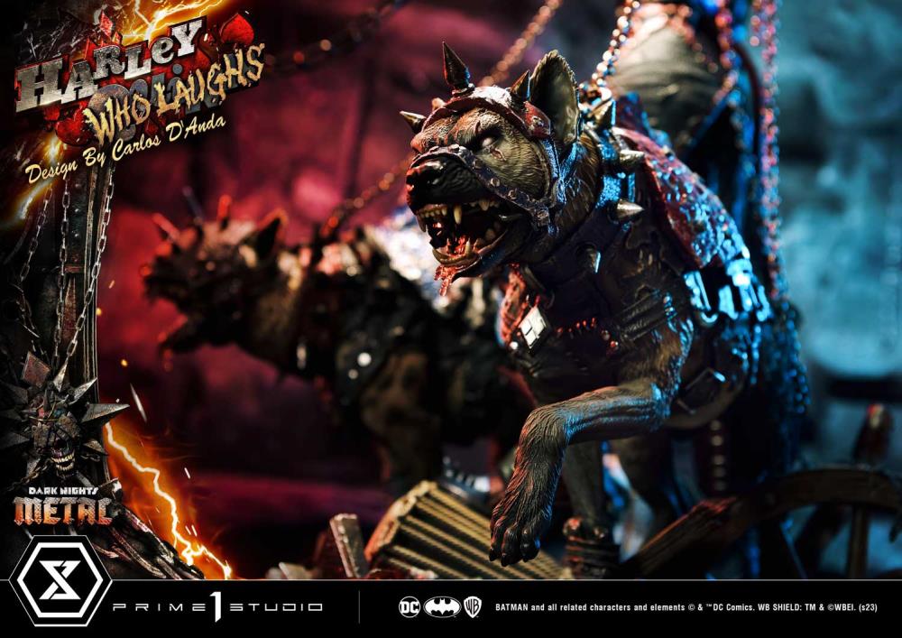 Dark Nights: Metal Museum Masterline Harley Who Laughs 1/3 Scale Statue Gallery Image 15