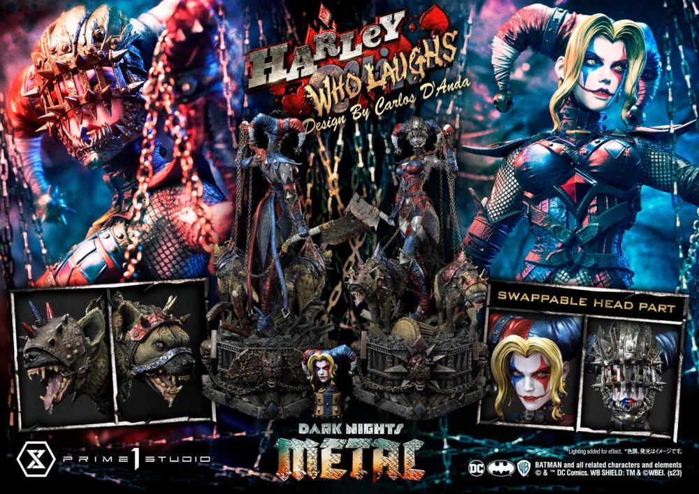 Dark Nights: Metal Museum Masterline Harley Who Laughs 1/3 Scale Statue Gallery Image 65