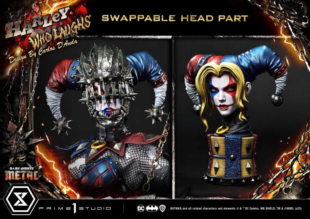 Dark Nights: Metal Museum Masterline Harley Who Laughs 1/3 Scale Statue Gallery Image 64