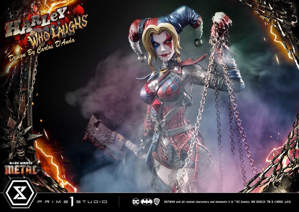 Dark Nights: Metal Museum Masterline Harley Who Laughs 1/3 Scale Statue Gallery Image 17