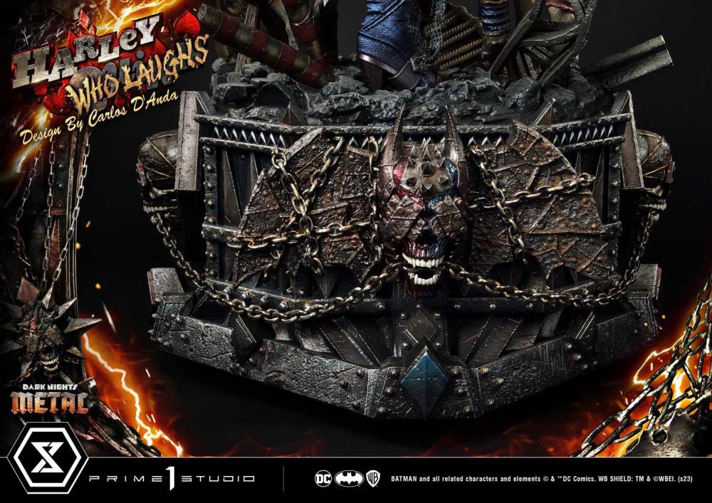 Dark Nights: Metal Museum Masterline Harley Who Laughs 1/3 Scale Statue Gallery Image 55