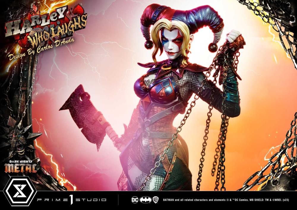 Dark Nights: Metal Museum Masterline Harley Who Laughs 1/3 Scale Statue Gallery Image 28