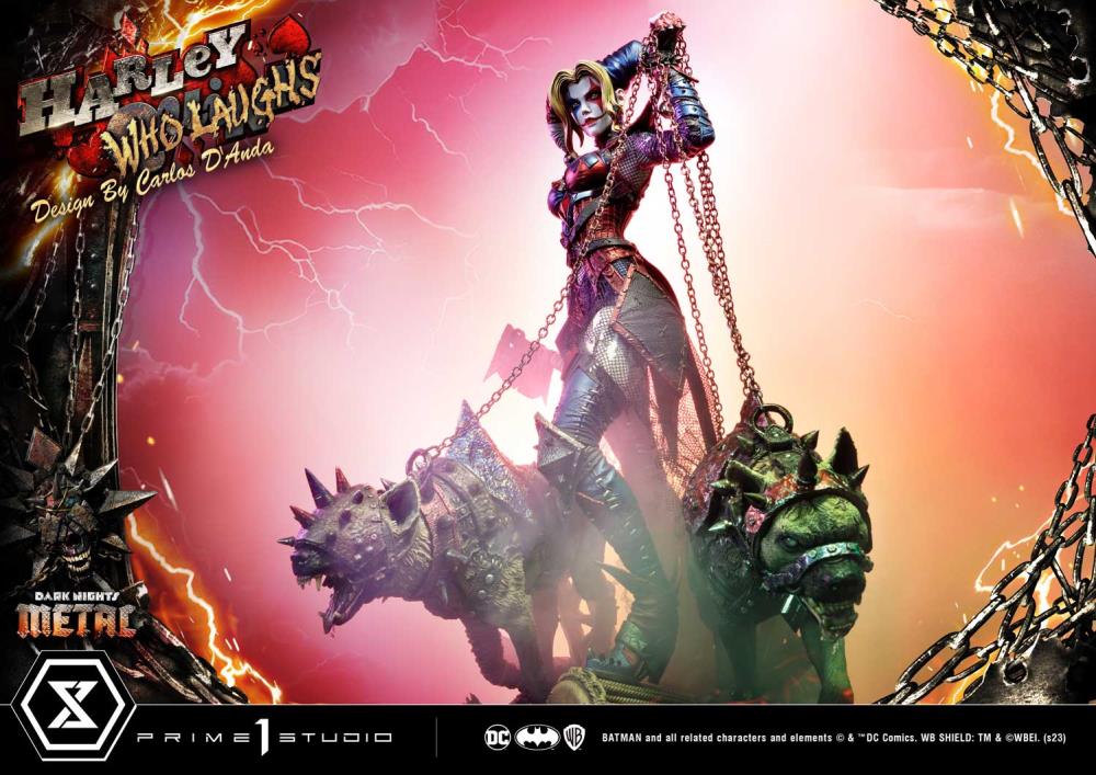 Dark Nights: Metal Museum Masterline Harley Who Laughs 1/3 Scale Statue Gallery Image 26