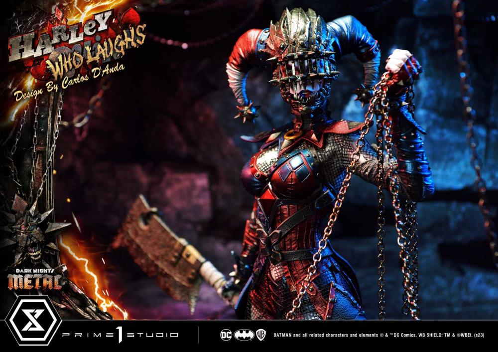 Dark Nights: Metal Museum Masterline Harley Who Laughs 1/3 Scale Statue Gallery Image 12