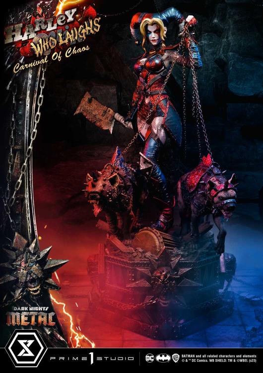 Dark Nights: Metal Museum Masterline Harley Who Laughs 1/3 Scale Statue Gallery Image 3