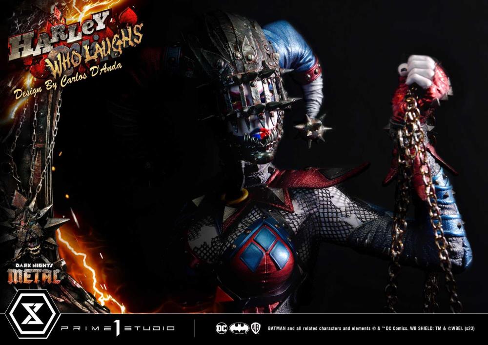 Dark Nights: Metal Museum Masterline Harley Who Laughs 1/3 Scale Statue Gallery Image 37