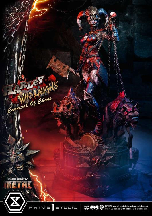Dark Nights: Metal Museum Masterline Harley Who Laughs 1/3 Scale Statue Gallery Image 6