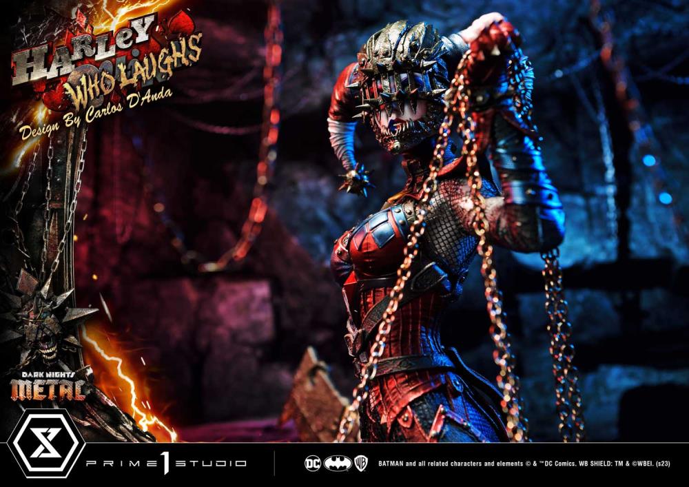 Dark Nights: Metal Museum Masterline Harley Who Laughs 1/3 Scale Statue Gallery Image 13