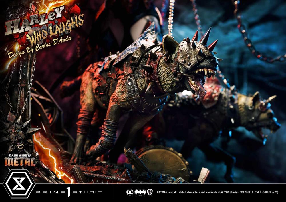 Dark Nights: Metal Museum Masterline Harley Who Laughs 1/3 Scale Statue Gallery Image 16