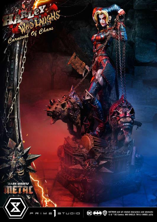 Dark Nights: Metal Museum Masterline Harley Who Laughs 1/3 Scale Statue Gallery Image 4