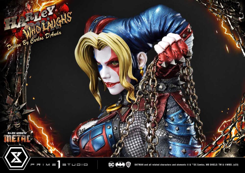 Dark Nights: Metal Museum Masterline Harley Who Laughs 1/3 Scale Statue Gallery Image 48