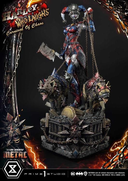 Dark Nights: Metal Museum Masterline Harley Who Laughs 1/3 Scale Statue Gallery Image 41