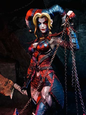 Dark Nights: Metal Museum Masterline Harley Who Laughs 1/3 Scale Statue Gallery Image 2